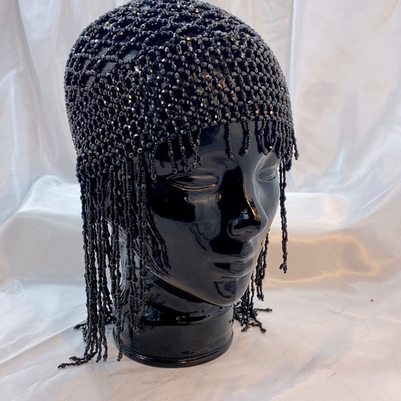 Accessories - Beaded flapper cap